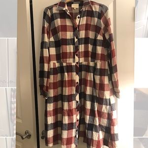 ModCloth “Jam, Girl” shirt dress with pockets